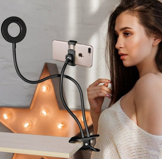 Adjustable Makeup LED Selfie Ring Light for Live